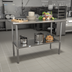 Thumbnail image #2 for 48-Inch x 24-Inch Stainless Steel Prep and Work Table with Undershelf