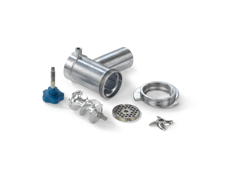 Product image #2 for Edlund EDVG-8 Electric Bench-Type Meat Grinder with Storage Drawer, 115V