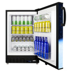 Thumbnail image #2 for Summit Commercial Cold Cavern 19.88-Inch Undercounter Reach-In Beer Froster Freezer, 2.68 Cu. Ft., Solid Door