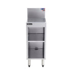 Thumbnail image #2 for Perlick Corporation Top Shelf TS12SC 12-Inch Wide Freestanding Underbar Storage Cabinet with Pitched Drainboard Top, Stainless Steel