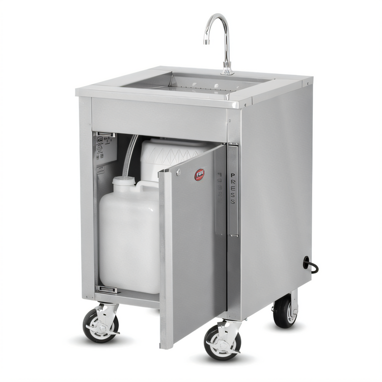 Product image #2 for FWE HS-24E Electric Self-Contained Mobile Hand Wash Sink