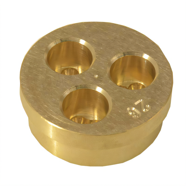 Product image #2 for Omcan #26 Brass Tagliatelle Pasta Machine Die, 6 mm