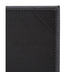 Thumbnail image #2 for Winco Black Single Letter-Size Leather-Like Menu Cover with Magnets or Picture Corners