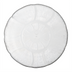 Thumbnail image #2 for Petal Mist Clear Polycarbonate 8-Inch Round Scalloped Edge Soup/Salad Plate, 24 oz.