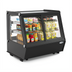 Thumbnail image #2 for KoolMore 28-Inch Countertop Self-Service Refrigerated Display Case with Sliding Glass Doors, Black