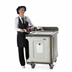 Thumbnail image #2 for Low-Profile Single-Door Meal Delivery Cart for 10 15