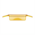 Thumbnail image #2 for StorPlus High Heat 1/3 Size Amber Double-Handle Plastic Food Pan, 4 Inch Deep, 3.8 Qt