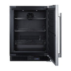Thumbnail image #2 for Summit Commercial Summit Appliance ALFZ53 Undercounter All-Freezer, 3.7 Cu. Ft., ADA-Compliant, Stainless Steel Door, Black Cabinet