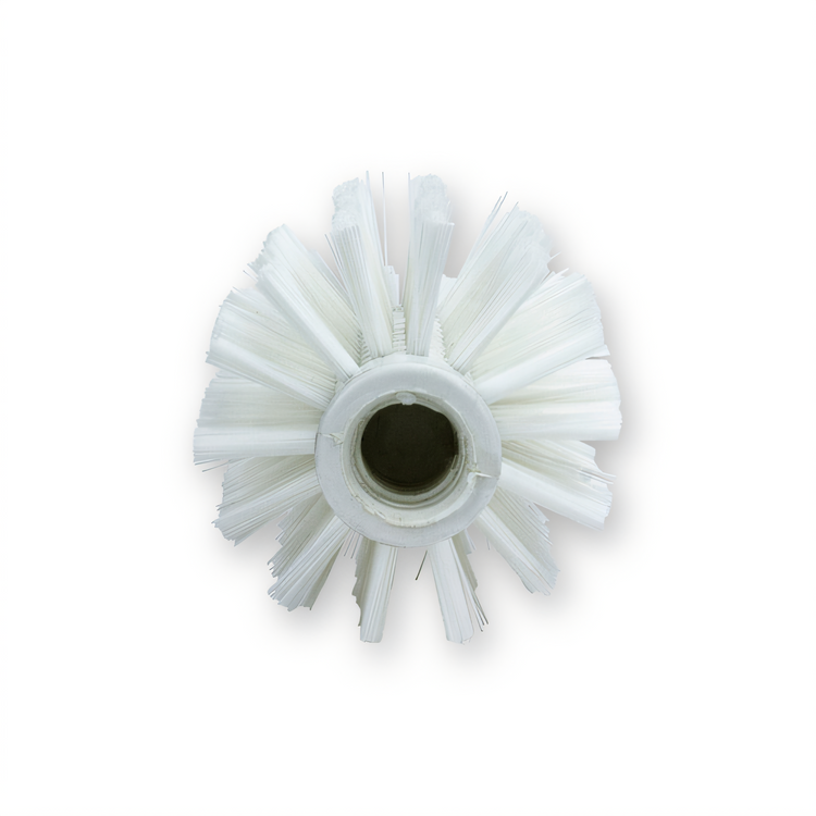 Product image #1 for Sparta 3-Inch White Pipe & Valve Brush with Threaded Hole