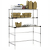 Thumbnail image #2 for Metro Super Erecta HOT 48-Inch x 24-Inch Stainless Steel Heated Workstation with Open Base and Wire Overshelf