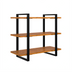 Thumbnail image #2 for KoolMore 28-Inch Countertop Open-Front Wooden Bakery Display Rack with 3 Shelves