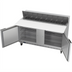 Thumbnail image #2 for Beverage-Air Two-Section Sandwich Top Refrigerated Prep Table, 60-Inch, 16-Pan Opening