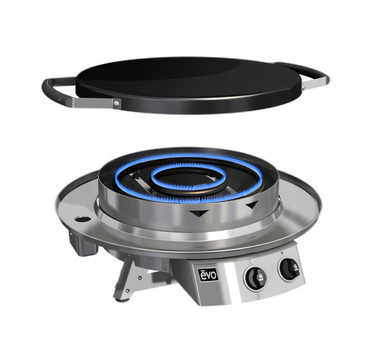 Product image #2 for Evo America, LLC (Middleby) 10-0020-NG Evo Round Griddle / Fry Top