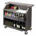 Thumbnail image #2 for Cambro Cambar 54-Inch Portable Beverage Bar with 80 lb. Ice Sink, 5-Bottle Speed Rail and Vinyl Cover, Granite Gray