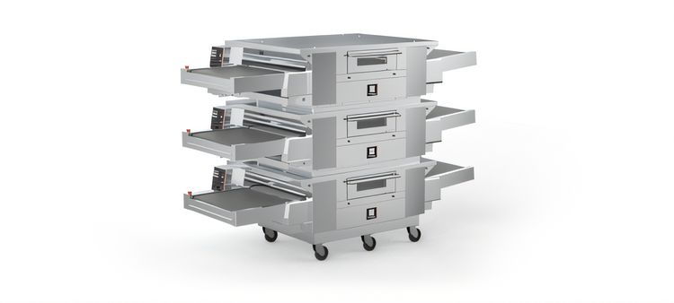 Product image #2 for Pizza Group Dragon D32E-RL 32-Inch Right-to-Left Electric Stone Conveyor Pizza Oven
