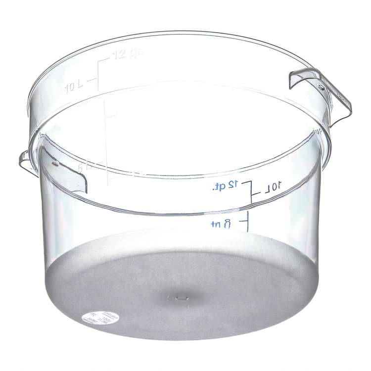 Product image #2 for StorPlus 12 Qt Round Clear Polycarbonate Food Storage Container