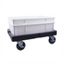 Thumbnail image #2 for Omcan Black Polyethylene Dough Proofing Box Dolly for 18 x 26 Inch Dough Boxes
