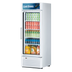 Thumbnail image #2 for Turbo Air Super Deluxe 1-Section Self-Contained Swing Door Glass Door Merchandiser Refrigerator, 19.4 Cu. Ft., Bottom-Mount Compressor