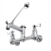 Thumbnail image #2 for Krowne Royal Series Splash-Mounted Service Faucet with 8-Inch Centers, 6.5-Inch Hook Spout, and Vacuum Breaker