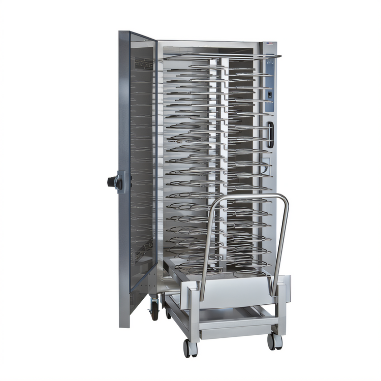 Product image #2 for Alto-Shaam Combimate 20-20MW Mobile Single-Door Halo Heat Companion Holding Cabinet, 40 Pan Capacity