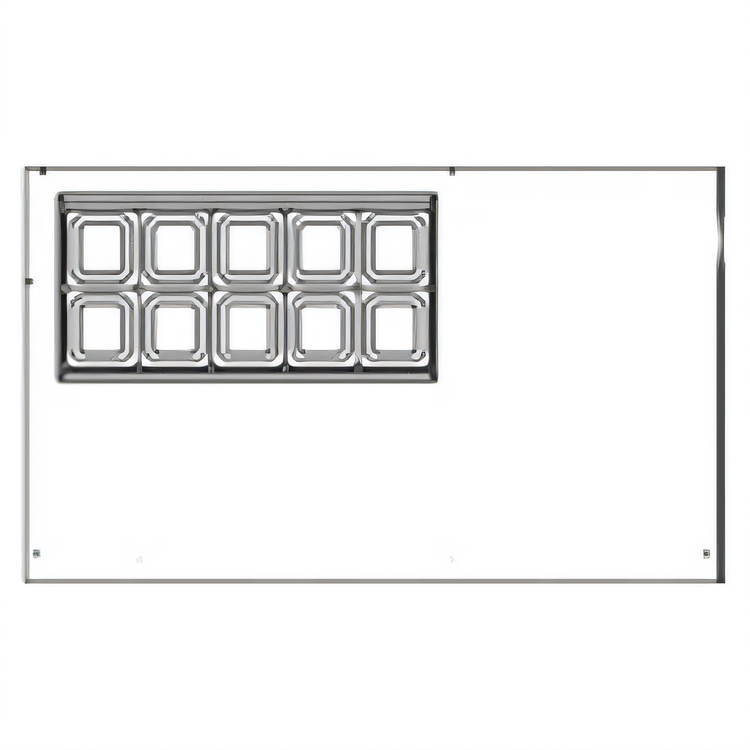 Product image #2 for Beverage-Air 60-Inch Two-Section Sandwich Top Refrigerated Counter with 1 Door, 2 Drawers, and 10-Pan Top