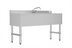 Thumbnail image #2 for KoolMore 60-Inch Commercial 3-Compartment Underbar Sink with Dual Drainboards and 3-Inch Backsplash