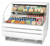 Thumbnail image #2 for Turbo Air Low-Profile Horizontal Open Display Merchandiser, 50-7/8-Inch, 9.8 Cu. Ft., White Exterior