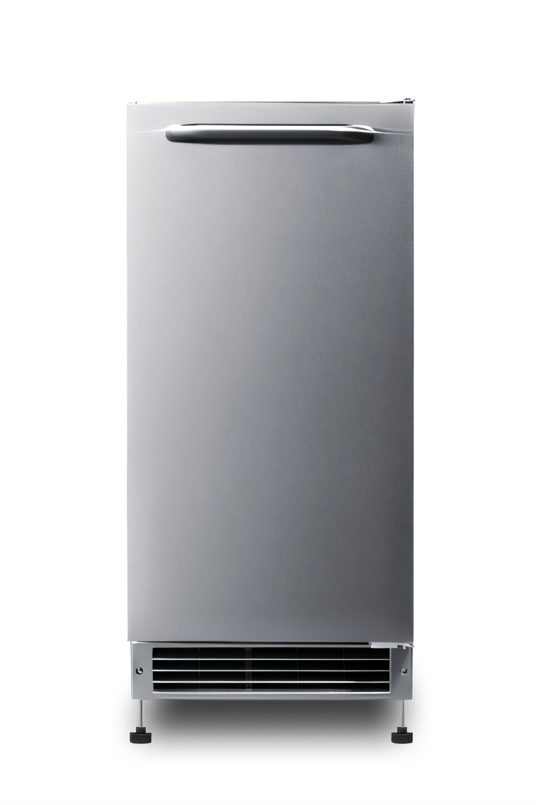 Product image #2 for Summit Commercial 15-Inch Outdoor Crescent Cube Ice Maker with Insulated Storage Bin, 25 lb/Day