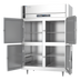 Thumbnail image #2 for Victory UltraSpec Extra-Wide Dual Temp Reach-In Warmer/Refrigerator Holding Cabinet, 2-Section, 4 Half-Height Doors