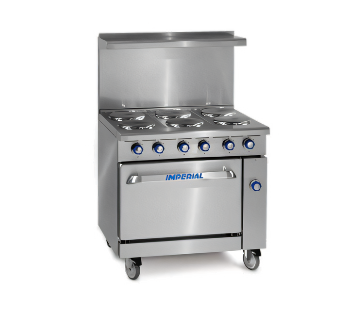 Product image #1 for Imperial Pro Series 36-Inch Electric Restaurant Range with Griddle and Convection Oven