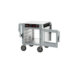 Thumbnail image #2 for Metro HotBlox™ HBCN4-ACPC-UC 4-Pan Undercounter Pass-Thru Heated Holding Cabinet, Clear Front & Rear Doors, Analog Control, 120V