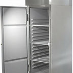 Thumbnail image #2 for Delfield 6125XL-S 19 Cu. Ft. One-Section Reach-In Freezer with Solid Locking Door, Top-Mounted Refrigeration and Stainless Steel Front & Sides