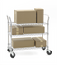 Thumbnail image #1 for Olympic 3-Shelf Utility Bus Cart, 18 x 36 Inches, 900 lb. Capacity, Chromate Finish