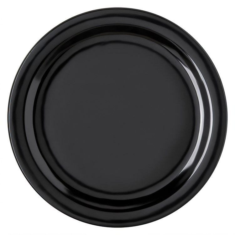 Product image #2 for Dallas Ware® 10.2-Inch Round Melamine Dinner Plate, Black