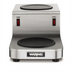 Thumbnail image #2 for Waring Café Deco Double Burner Step-Up Coffee Pot Warmer, Self-Regulating, Stainless Steel, 120V