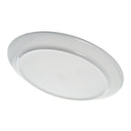 Thumbnail image #2 for CFS Brands Epicure® 4380002 12-Inch White Round Coupe Melamine Buffet/Pizza Plate Case of 12