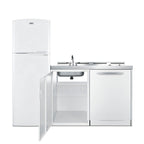 Thumbnail image #2 for Summit Commercial Summit Appliance ACKDW721G 72-Inch Freestanding All-in-One Kitchenette with 8.8 Cu. Ft. Frost-Free Refrigerator-Freezer