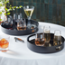 Thumbnail image #2 for American Metalcraft Black Round Serving Tray, 12-1/8 Inch Diameter