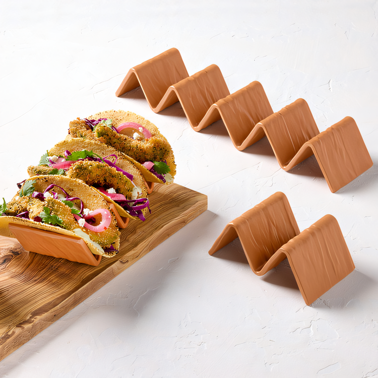 Product image #2 for American Metalcraft Melamine Terra Cotta Taco Holder