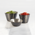 Thumbnail image #2 for 4 oz Round Hammered Stainless Steel Sauce Cup, Black