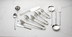 Thumbnail image #2 for American Metalcraft Amano Buffetware 1 oz Stainless Steel Hand-Forged Buffet Ladle, 9 Inch
