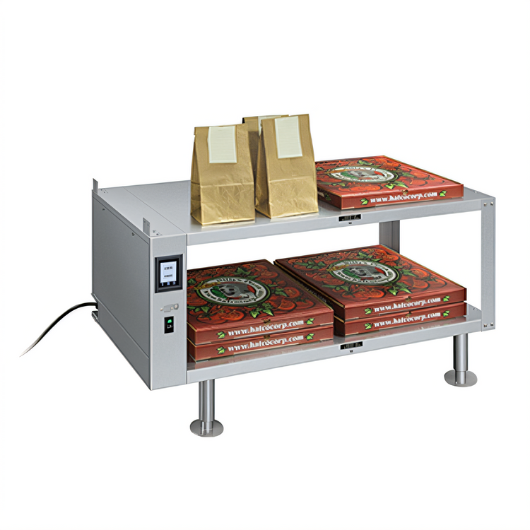Product image #2 for Hatco Glo-Ray 2-Go 2-Tier Heated Holding Shelves, 39 x 20 Inches, Touchscreen Controls, Stainless Steel
