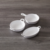Thumbnail image #2 for American Metalcraft 6 oz Round White Melamine Casserole Dish with Handle