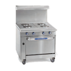 Thumbnail image #1 for Imperial (Middleby) Spec Series IHR-2HT-2-E-M 36-Inch Electric Countertop Range with 2 Hot Tops and 2 Round Elements, Stainless Steel