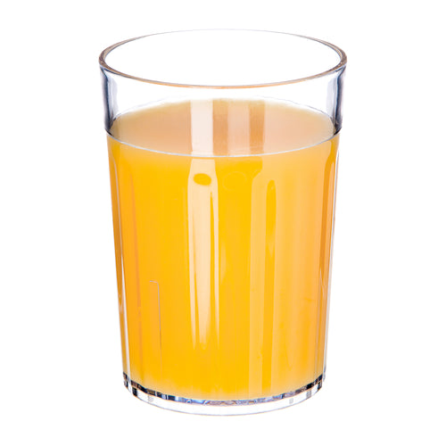 Product image #2 for Bistro 10 oz Clear Fluted SAN Plastic Tumbler