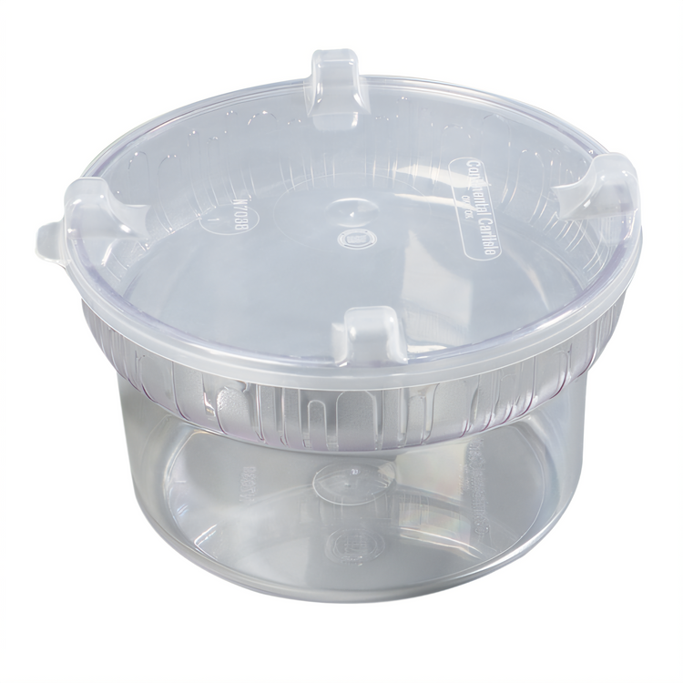 Product image #2 for Carlisle Clear Polycarbonate 1.9 Qt Gourmet Crock with Snap-On Lid