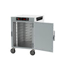 Thumbnail image #2 for Metro HotBlox™ HBCW8-AS-M Wide 8-Pan Half-Height Mobile Insulated Holding Cabinet, Solid Door, Analog Controls