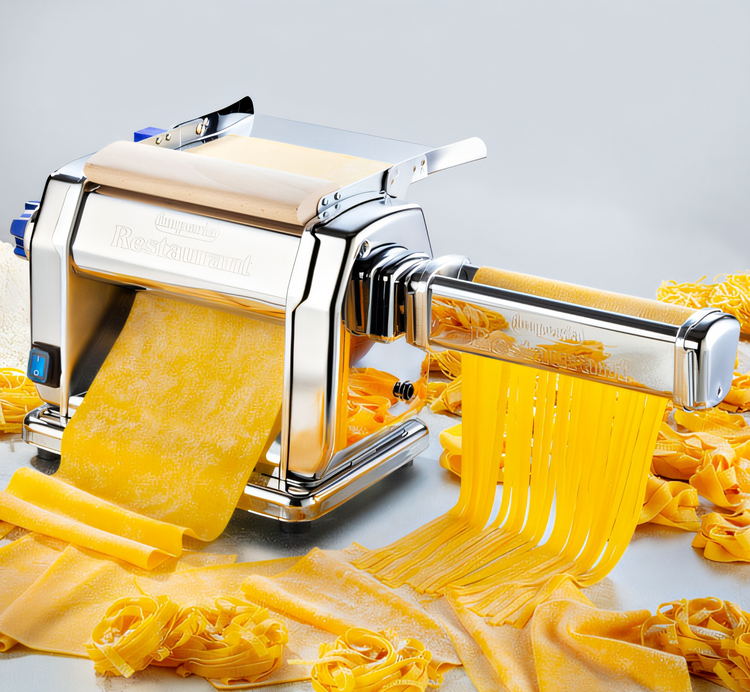 Product image #2 for Trento Electric Countertop Pasta Sheeter with 8.66-Inch Roller Length, Stainless Steel Body