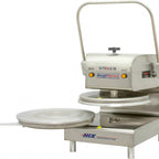 Thumbnail image #2 for DoughXpress D-TXM-2-18-SS Commercial Manual Dual-Heat Tortilla/Pizza Dough Press, 18-Inch, Digital Controls, Stainless Steel