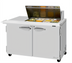 Thumbnail image #2 for Turbo Air PRO Series 48-1/4 Inch 2-Section Mega-Top Sandwich/Salad Prep Table with Work Station, 12-Pan, Self-Contained Rear-Mount Refrigeration